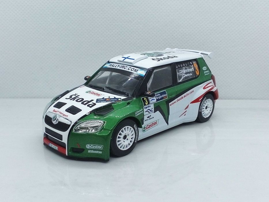 Skoda Fabia S2000 Hanninen Rally Argentina 2010 - skala 1:43 - Altaya