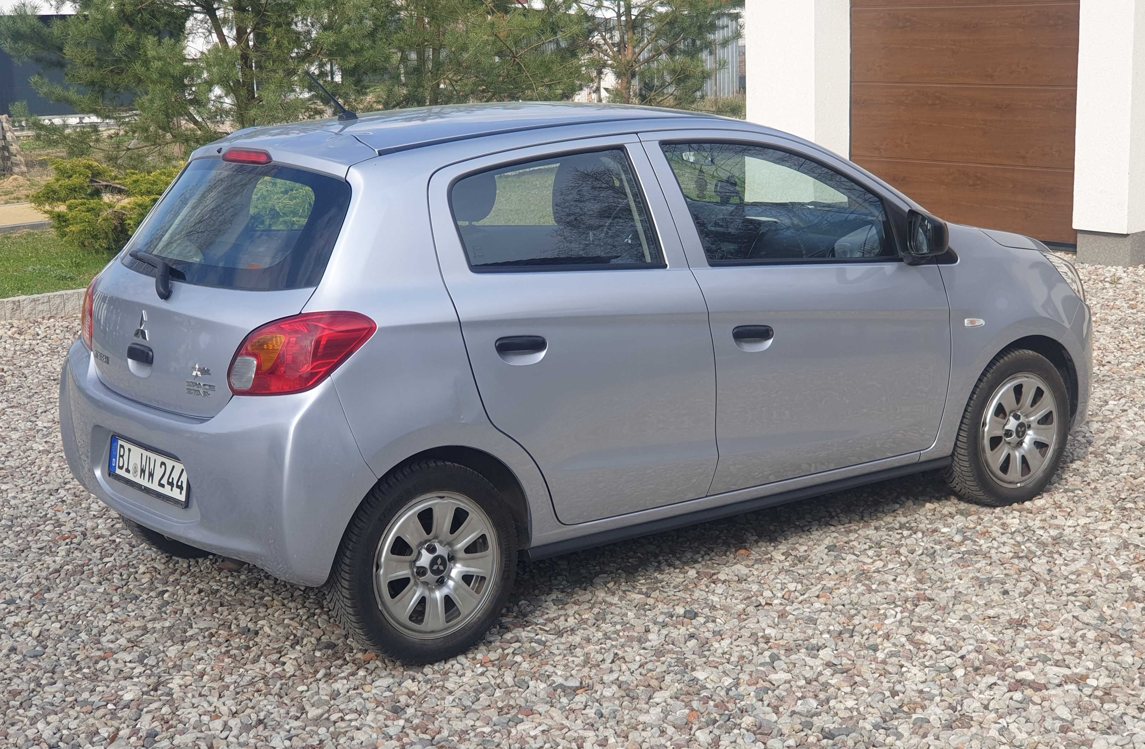 Mitsubishi Space Star 2014r. klima, bezwypadkowy tylko 65tyś km!