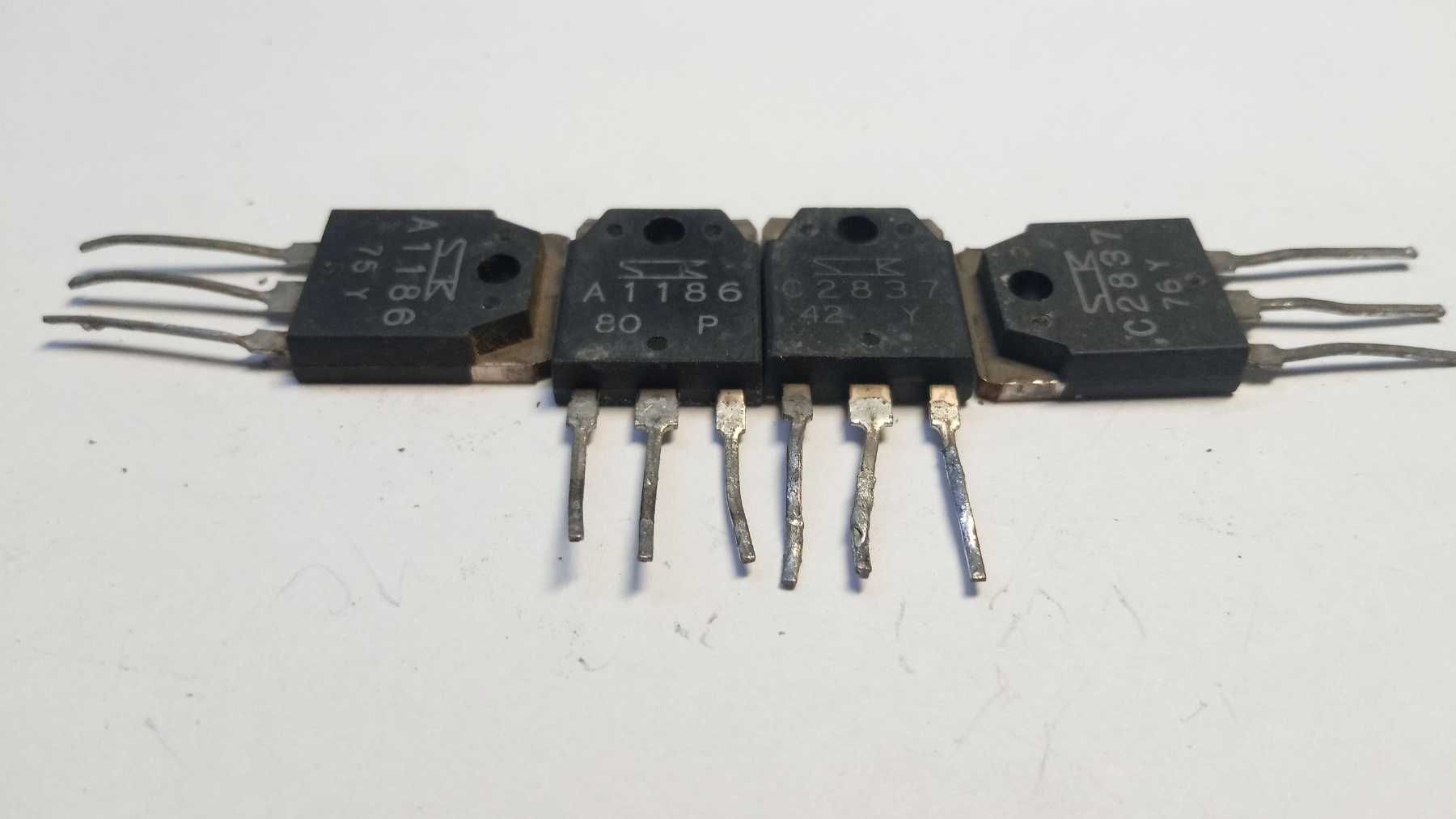 Біполярні транзистори 2SA1186 2SC2837.