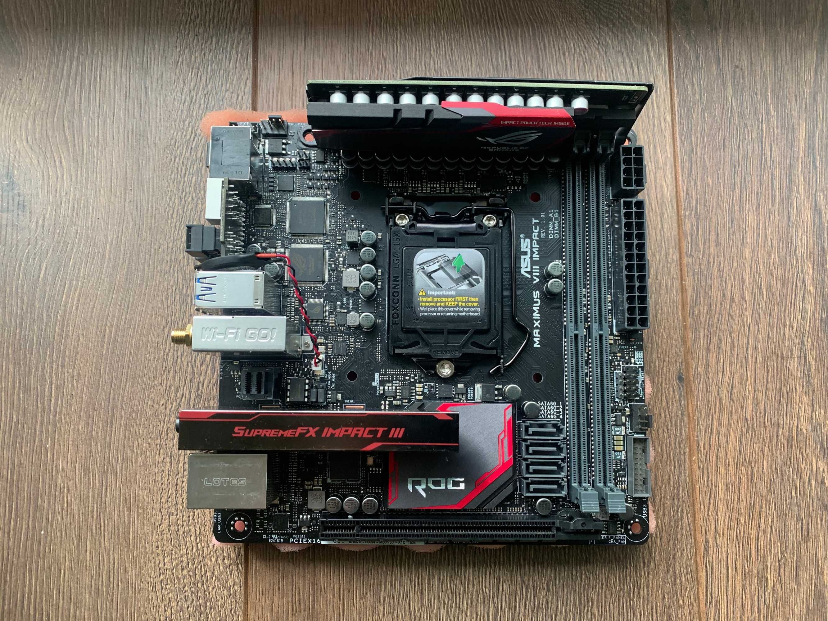 Asus Maximus VIII Impact s1151 mITX