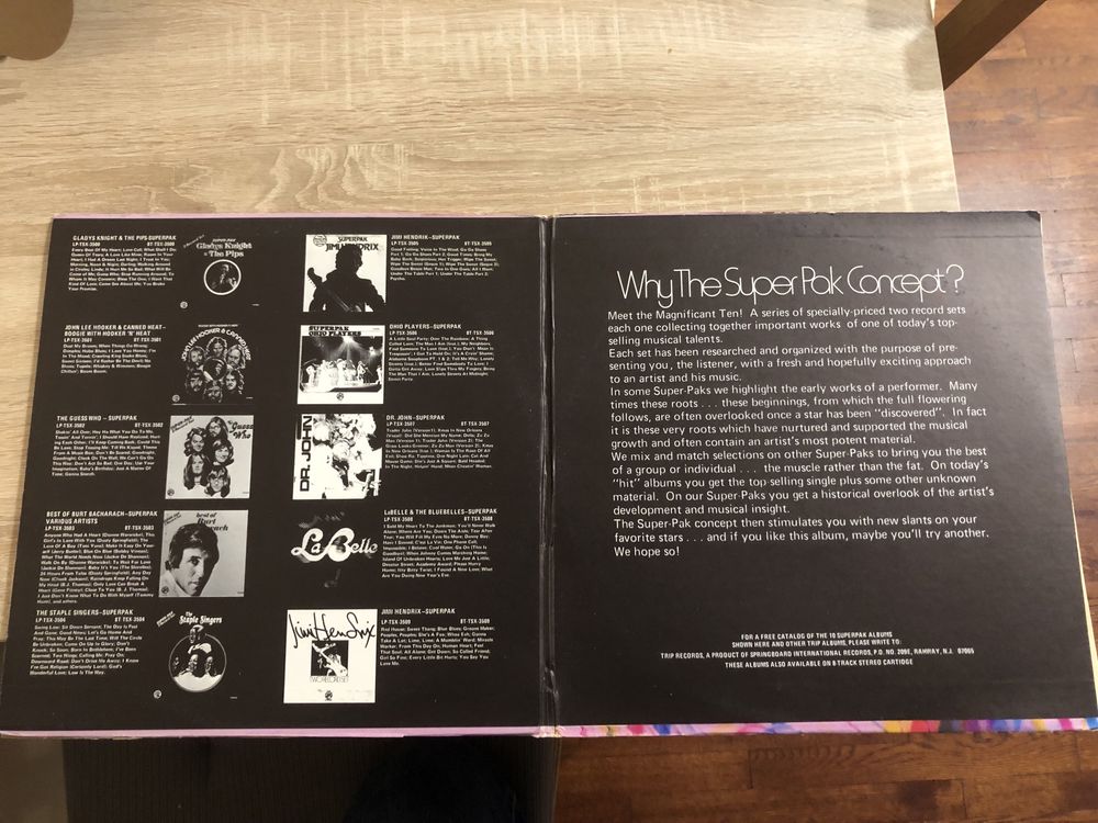 Jimi Hendrix Superpak EX USA Two record set
