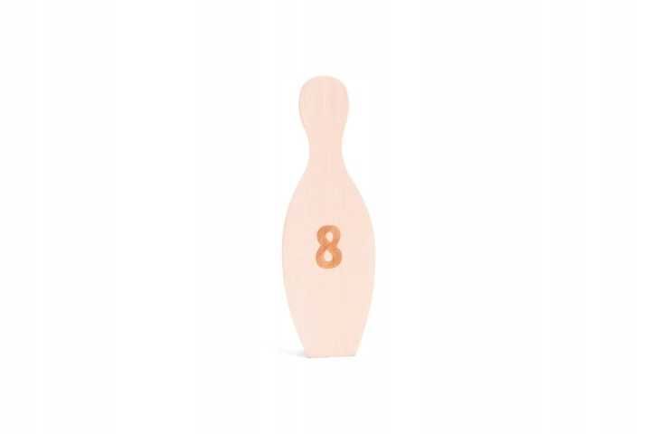 BS Toys Drewniane kręgle Cyferki, dla dzieci od 3 lat 2-4 gracze GA463