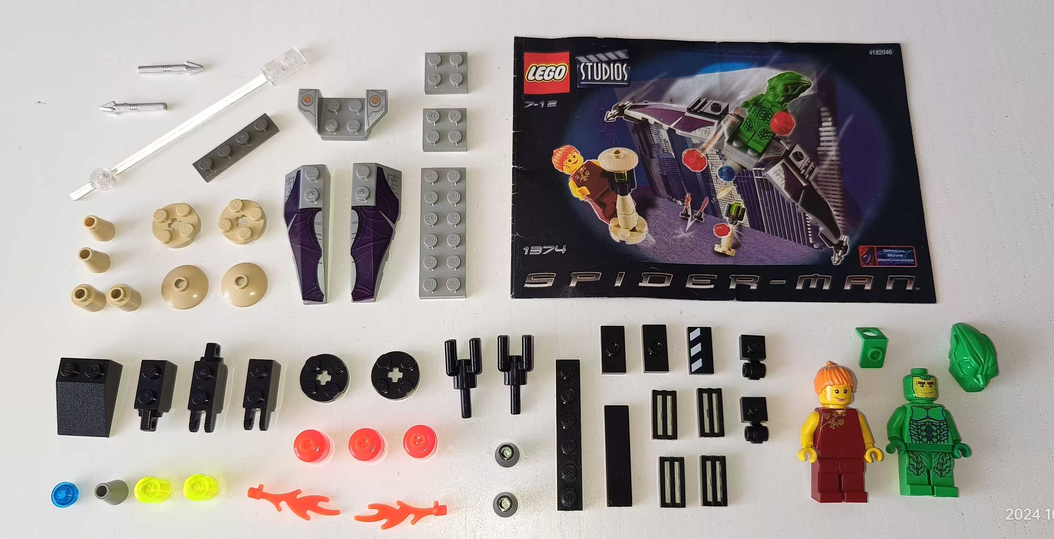 LEGO SPIDERMAN 1374, 1376, 4855, 4856 Unikaty 4 zestawy