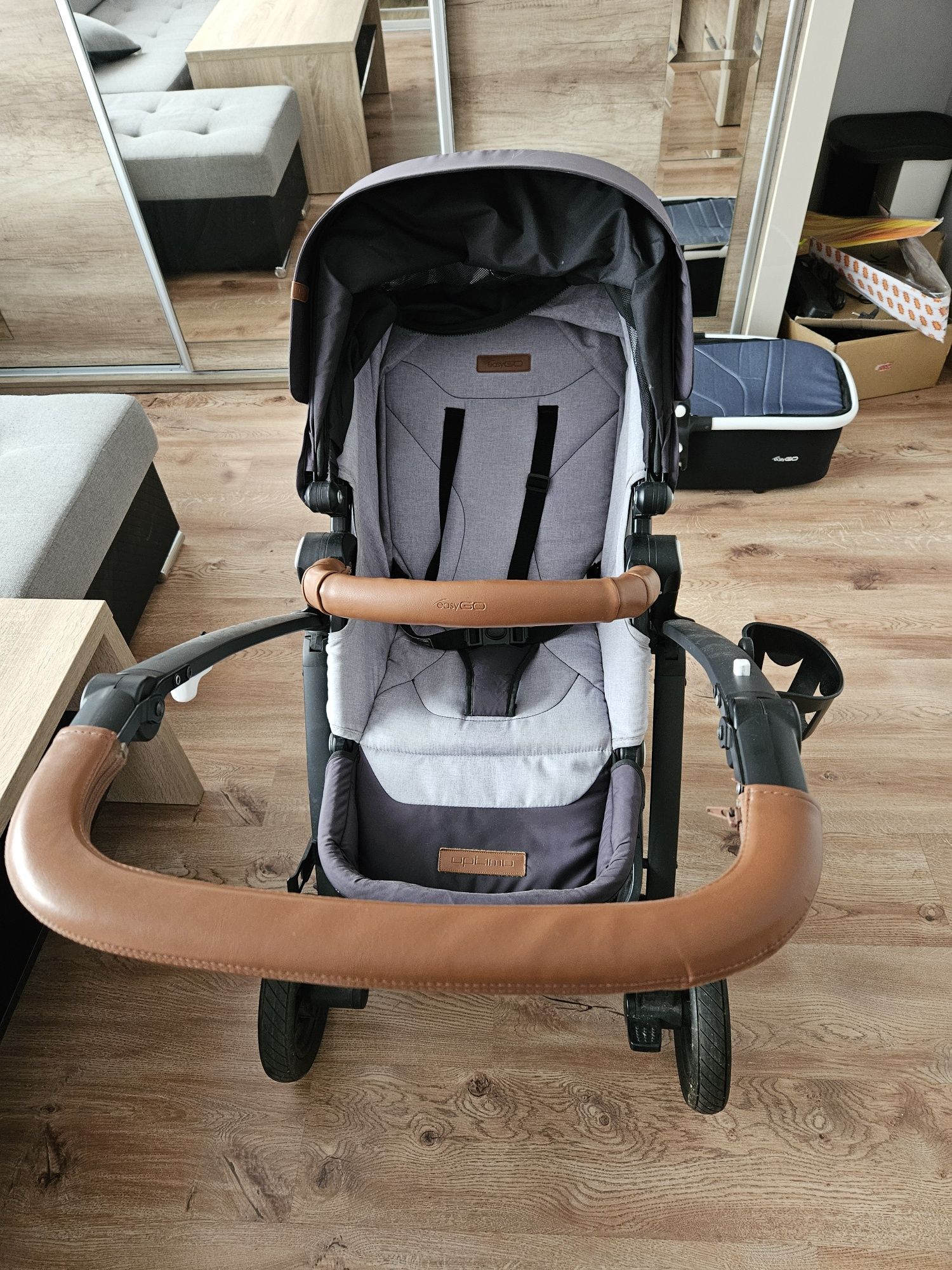 Wózek spacerowy Easy Go Optimo Air Grey Fox