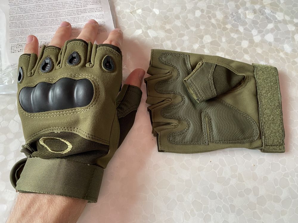 Мото Рукавички Oakley Glove Olive безпалі мото-рукавиці відкриті олива