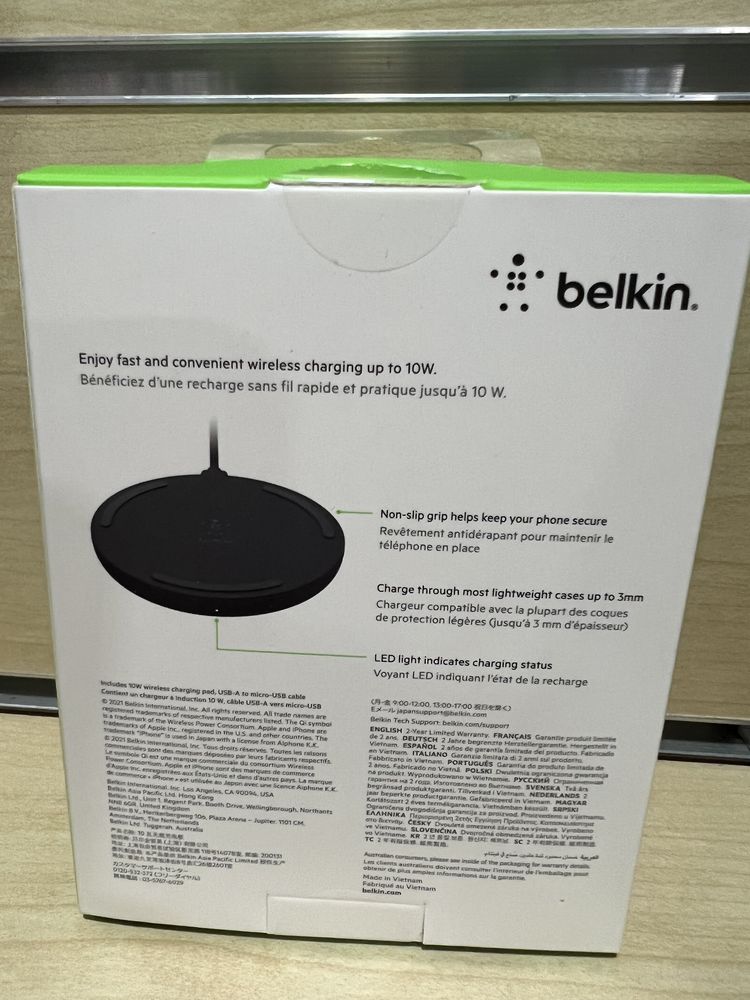 Wireless charging pad 10w belkin