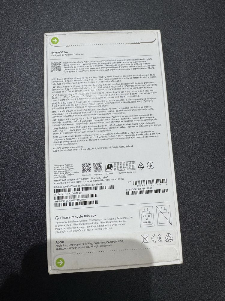 Iphone 16 pro 128gb