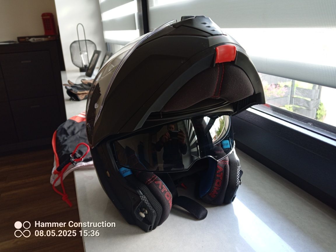 MT Helmets Atom 2 kask motocyklowy rozm. S szczękowy - stan bdb