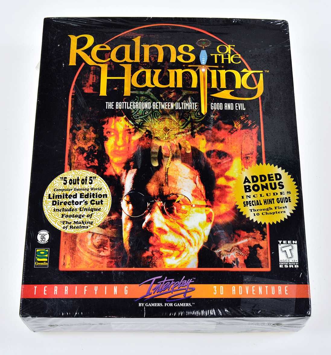 REALMS OF THE HAUNTING - duży big box 1-wydanie USA 1996 dos FOLIA