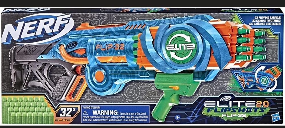 Бластер Nerf Elite 2.0 Flipshots Flip-32 (F2553)