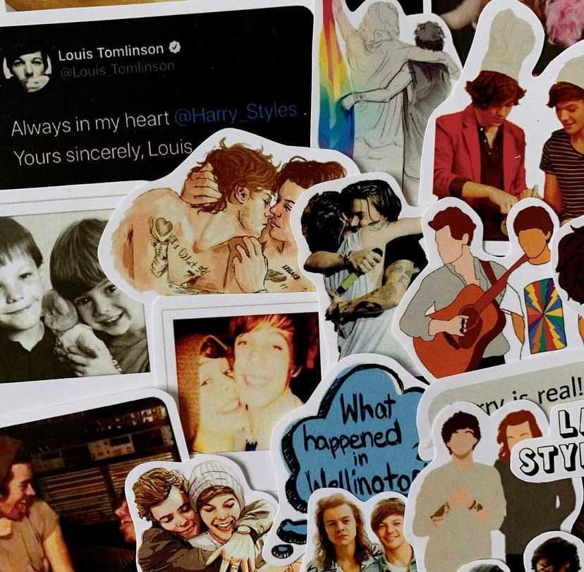 Naklejki Harry Styles i Louis Tomlinson