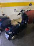 Vespa LXV 125 azul só 3000kms