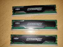 Crucial Ballistix Sport 12GB (3x4GB) 1600 MHz DDR3 XMP 1,5V 9-9-9-24