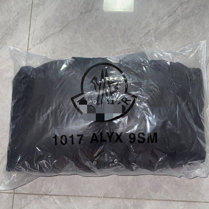 Чорний Пуховик Алікс х Монклер/ Куртка Alyx x Moncler/ CP Company/