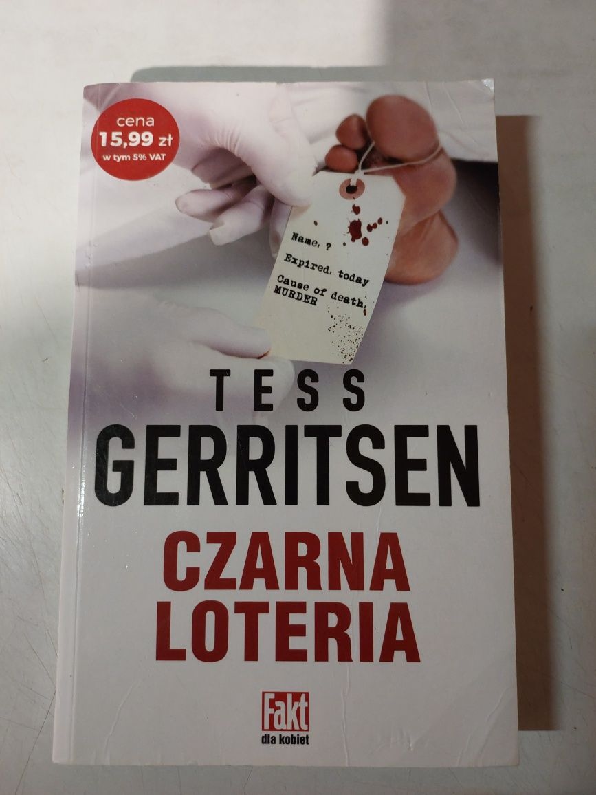 Książka - Czarna loteria - Tess Gerritsen