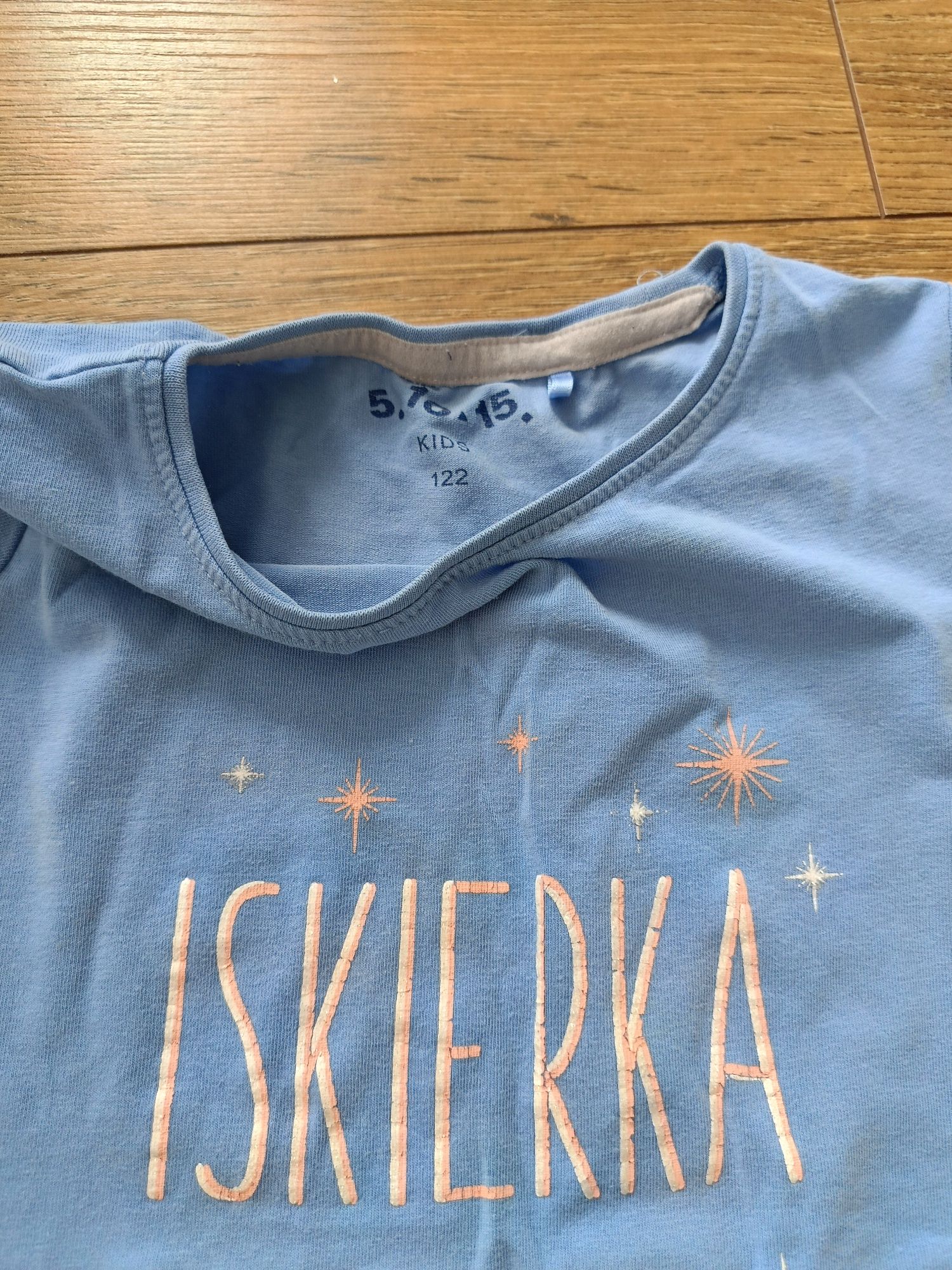 Dziewczęca bluzeczka 5 10 15 z napisem