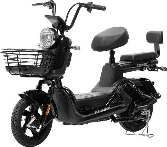 Електричний велосипед Crosser CR2 800W (графенові акб 60V/24Ah)-Чорний