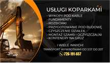 Oczyszczalnie, szamba, montaż wykopy.