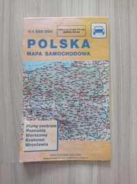 Polska mapa samochodowa