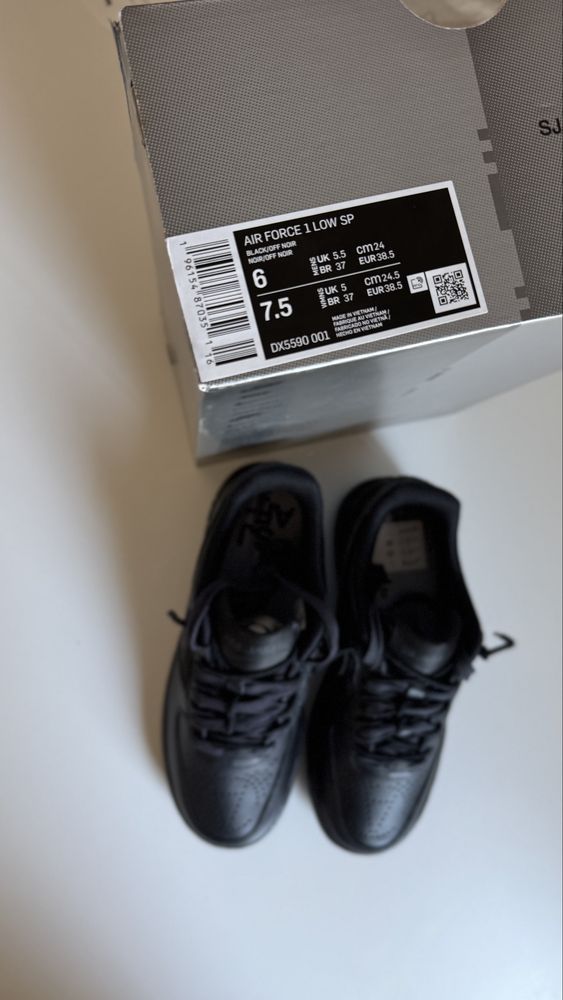 Nike Air Force 1 Low x Slam Jam rozmiar 38.5 wkładka 24 cm