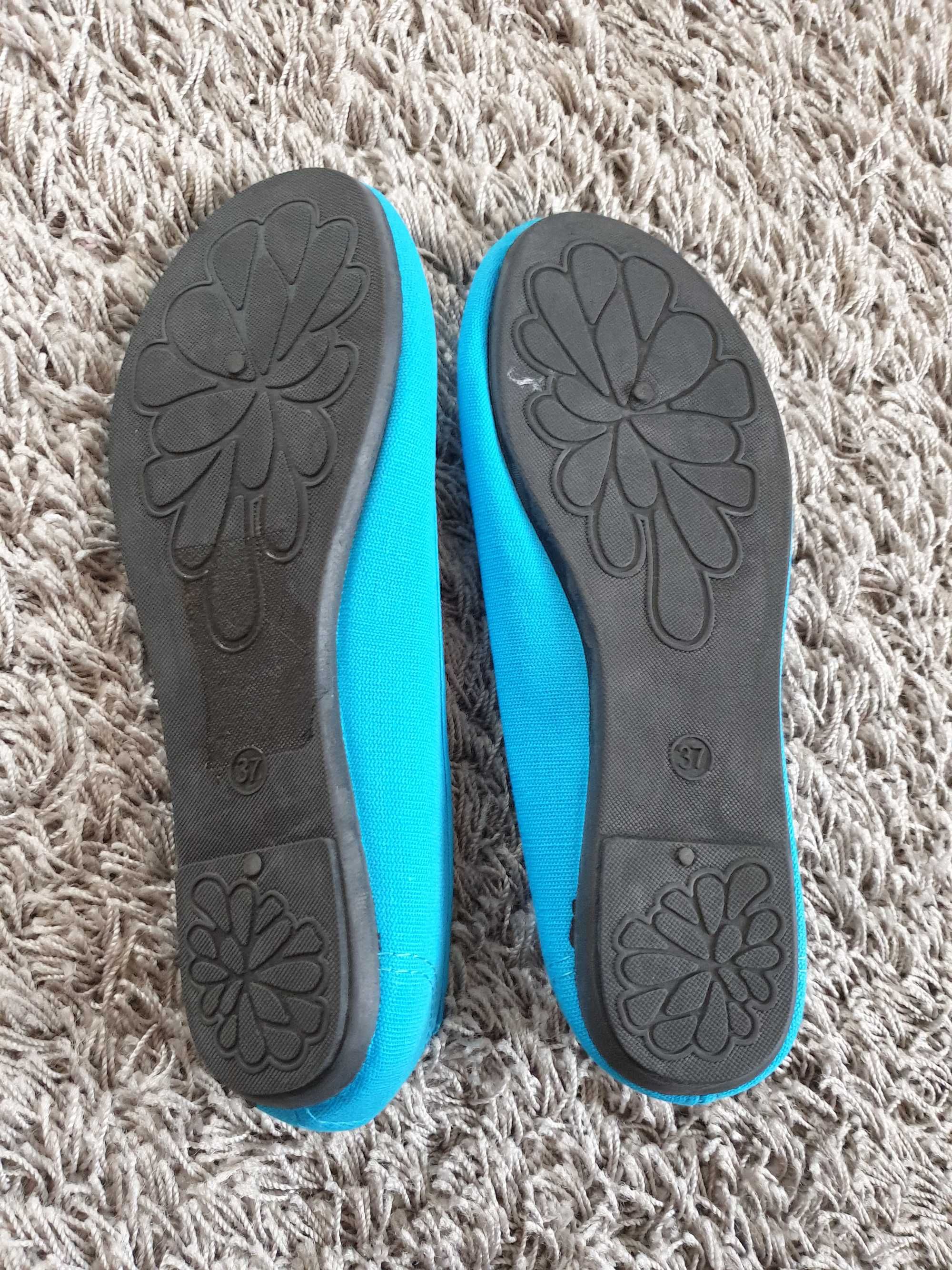 Nowe buty baleriny 36 37 38 balerinki baletki pantofelki materiałowe
