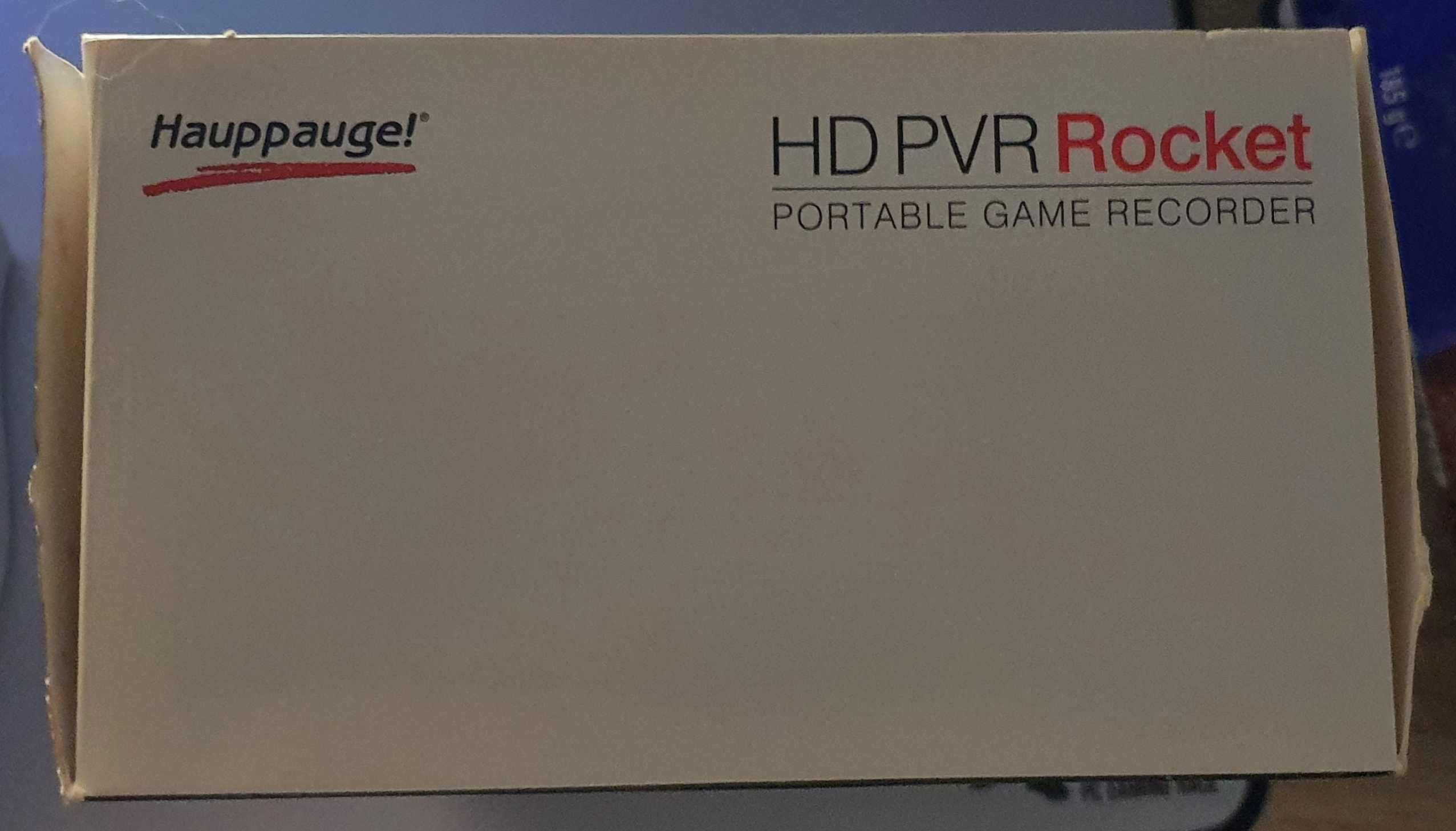 Hauppauge! HD PVR Rocket Portable Game Recorder model 1527