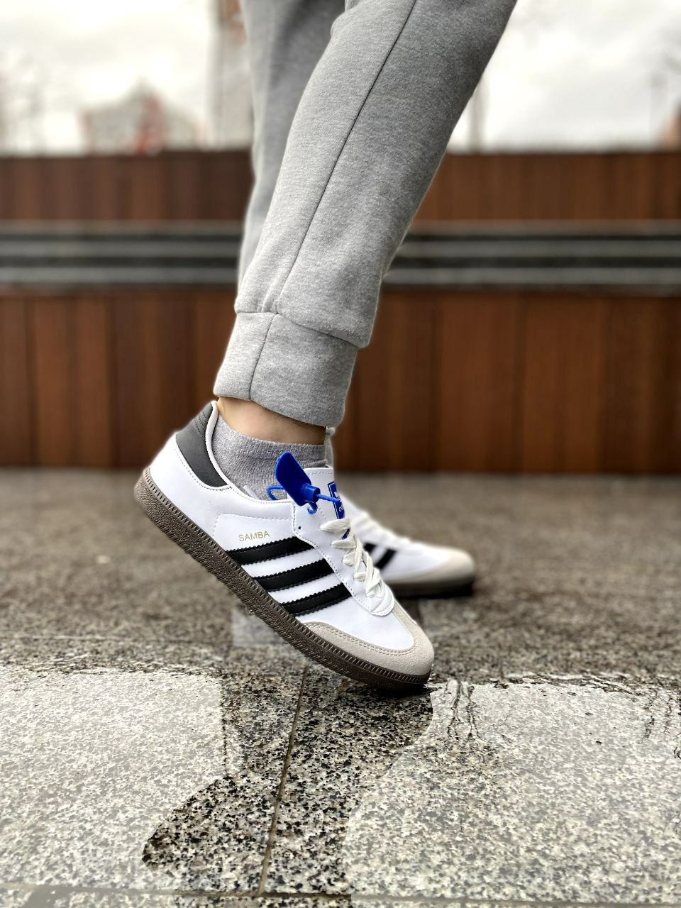 Adidas samba white&black/мужские кросссовки/чоловічі кросівки