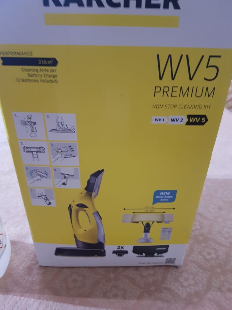 Мойка для окон Karcher wv5 premium non stop cleaning