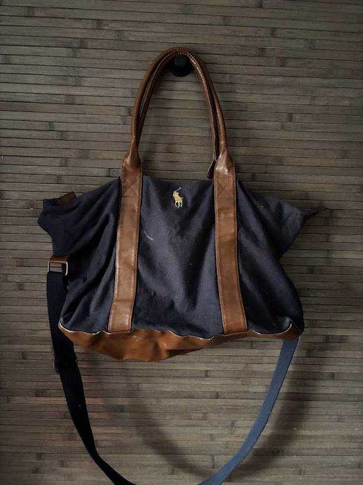 Дорожня бавовняна сумка Polo Ralph Lauren