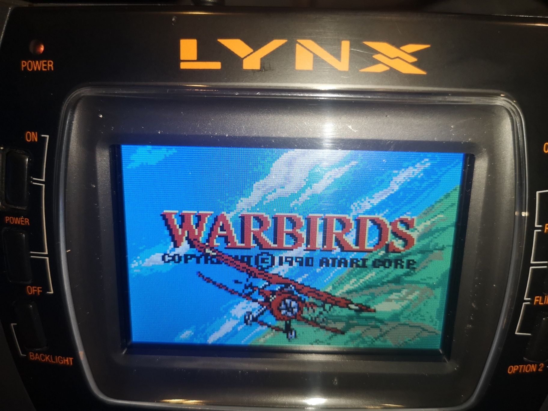 Warbirds ATARI LYNX gra (retro 1991) rzadkość na rynku SKLEP