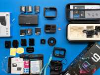 GOPRO 9 HERO BLACK super zestaw klatka, CPL + inne