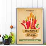 plakat do kuchni papryka dania meksykańskie, papryka plakat