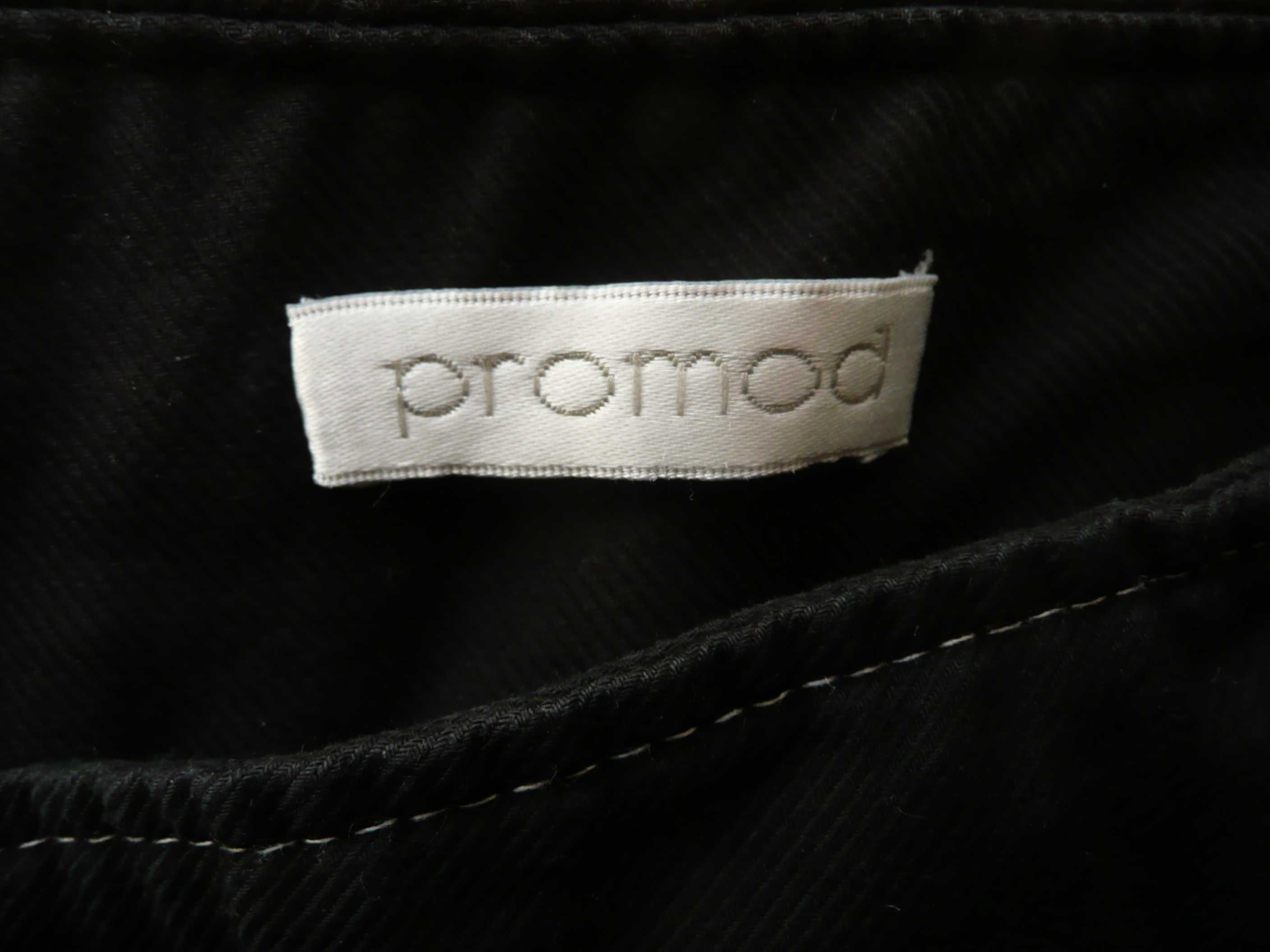 Czarne spodnie Promod dzwony 36