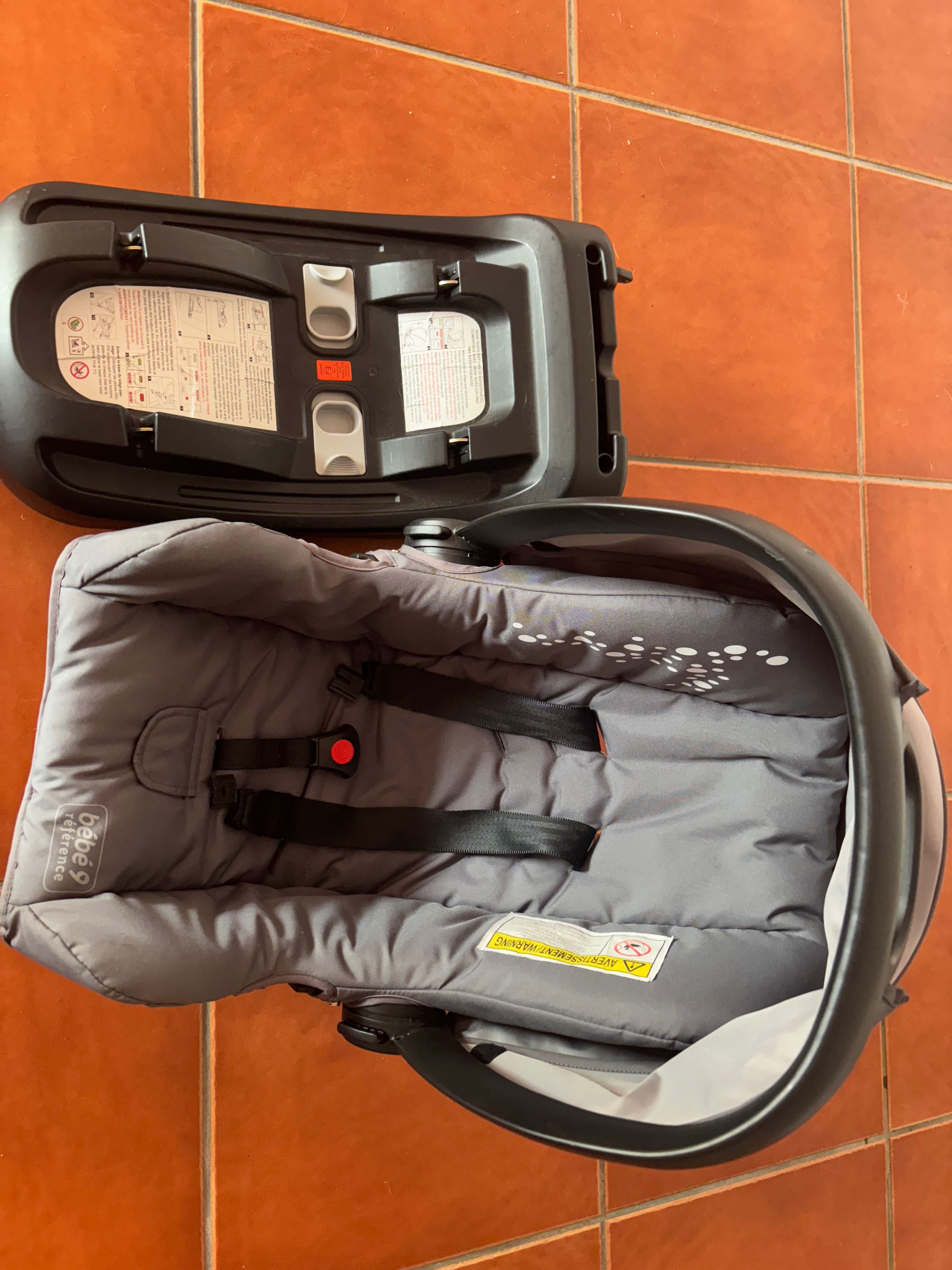 Cadeira auto com ISOFIX e pé de apoio
