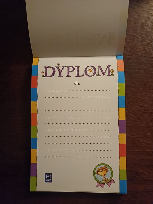 Dyplomiki, dyplomy "na szybko" dla dzieci,  przedszkole