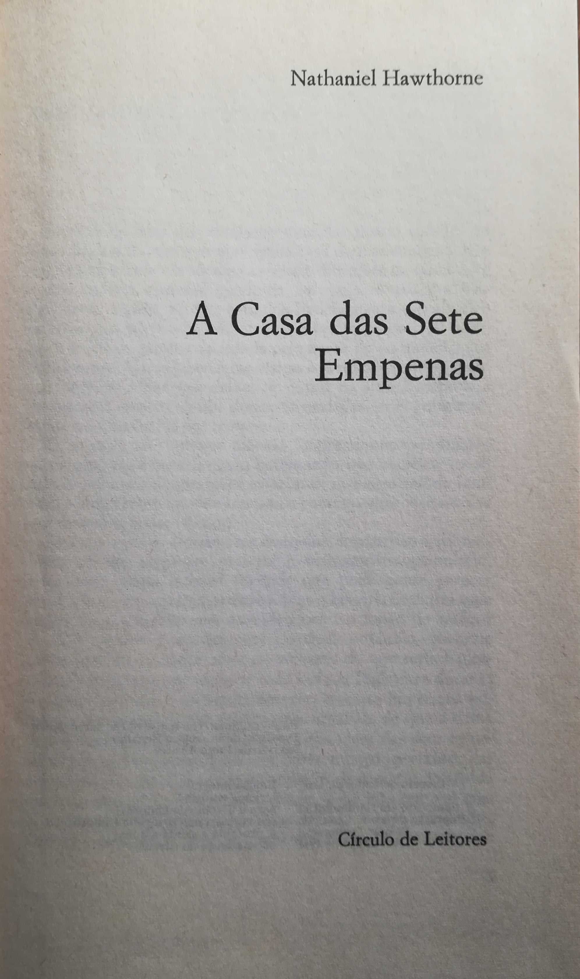 Livro - A Casa das Sete Empenas - Nathaniel Hawthorne