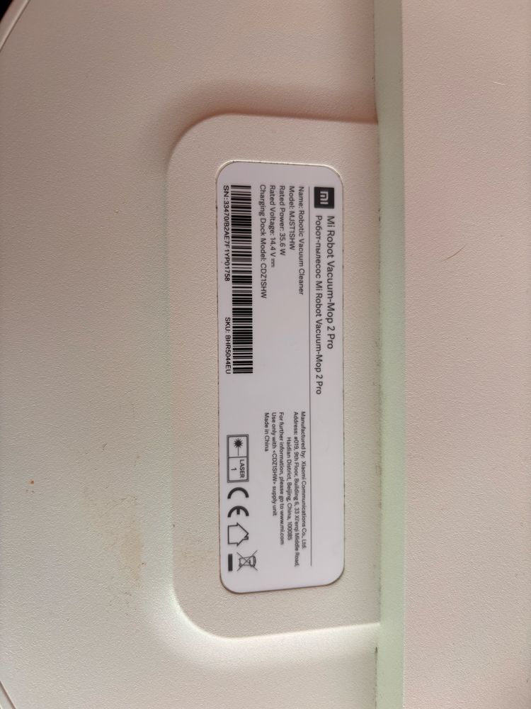 Робот пылесос Mi Robot Vacuum Mop 2 Pro