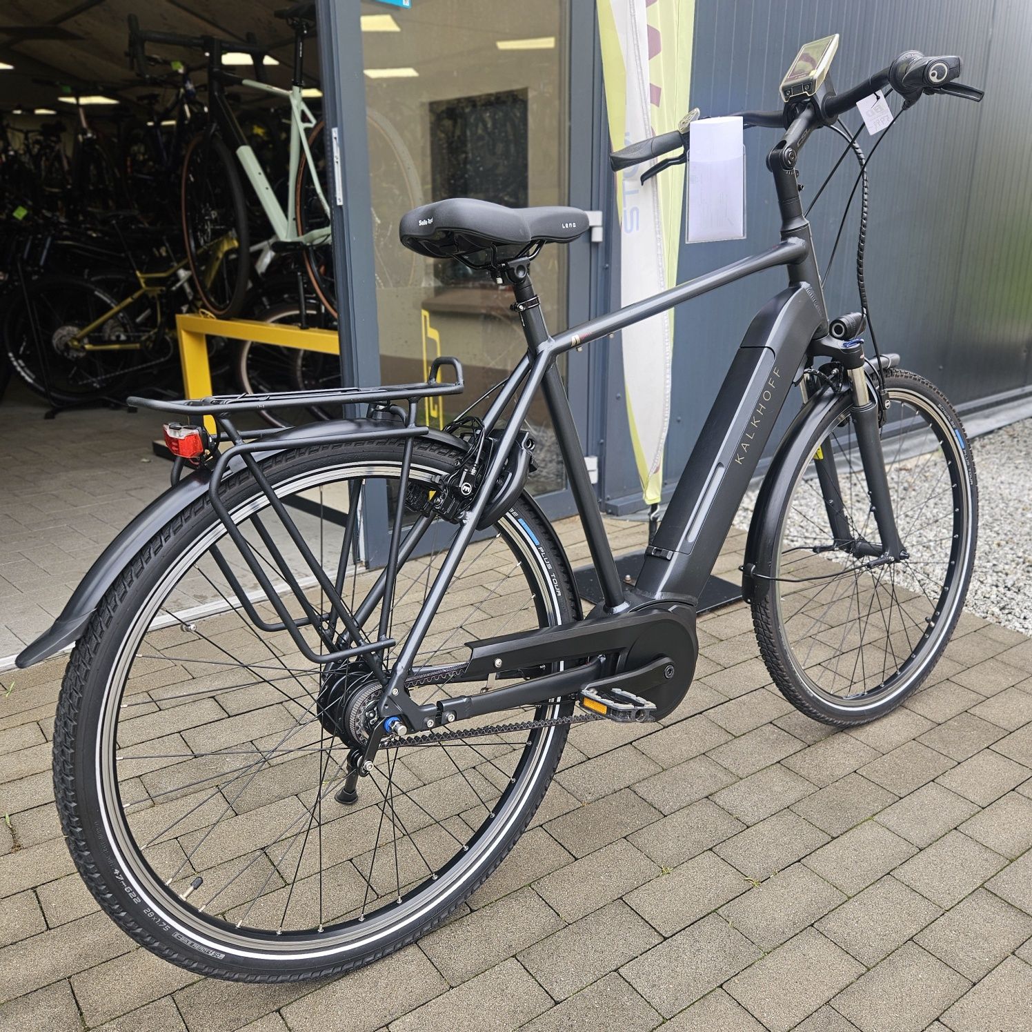 Rower elektryczny Kalkhoff Agattu 4 City 59cm Bosch Pasek (470)