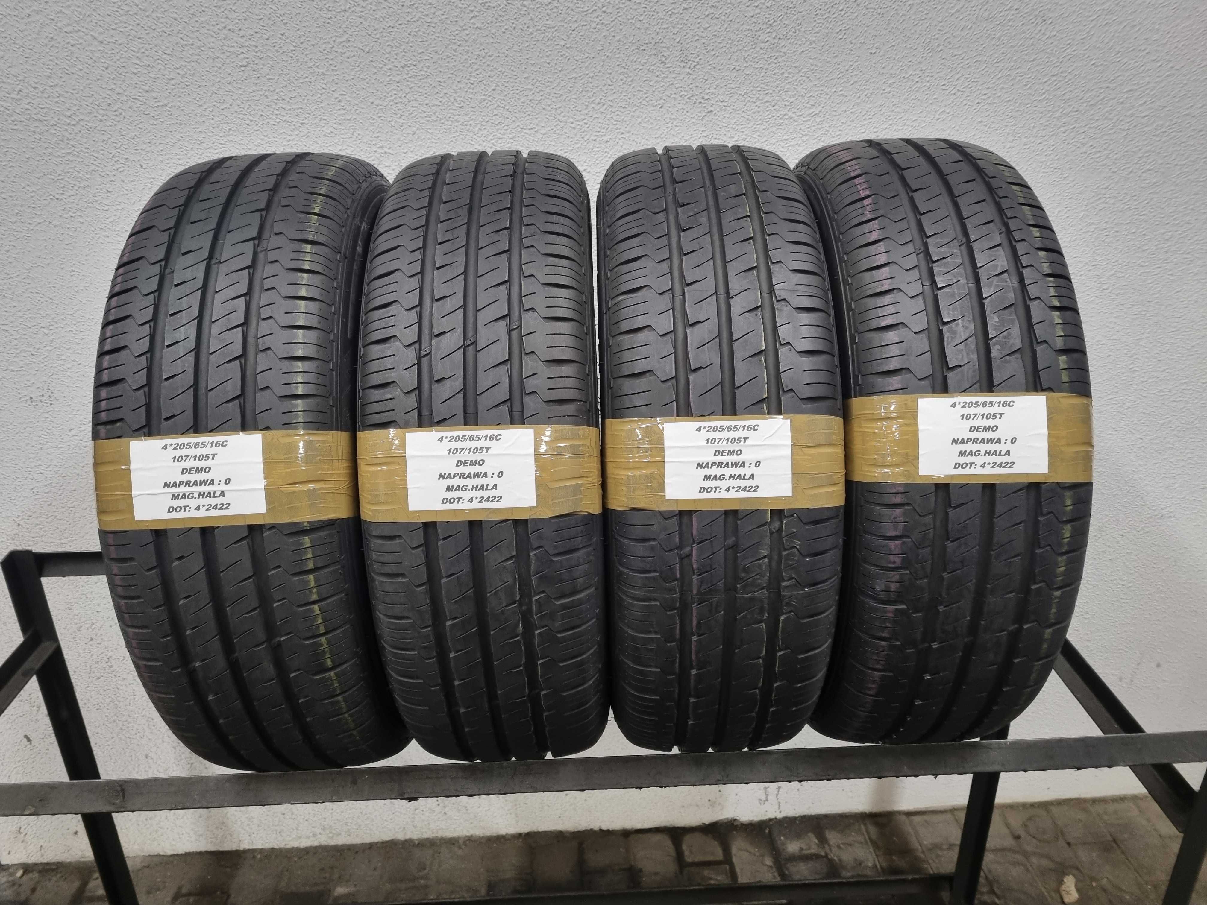 205/65/16C 107/105T Hankook Vantra LT KOMPLET MONTAŻ WYSYŁKA Dot.2422R