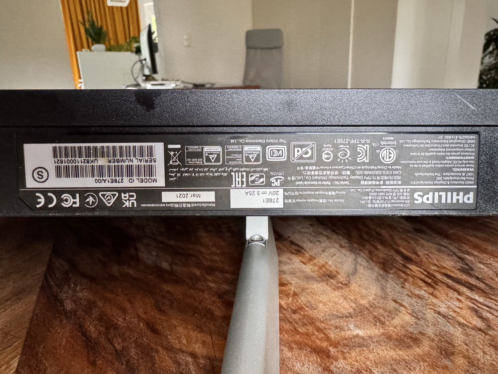 Monitor Philips 278E 4K UHD IPS 27” – idealny do pracy i rozrywki!