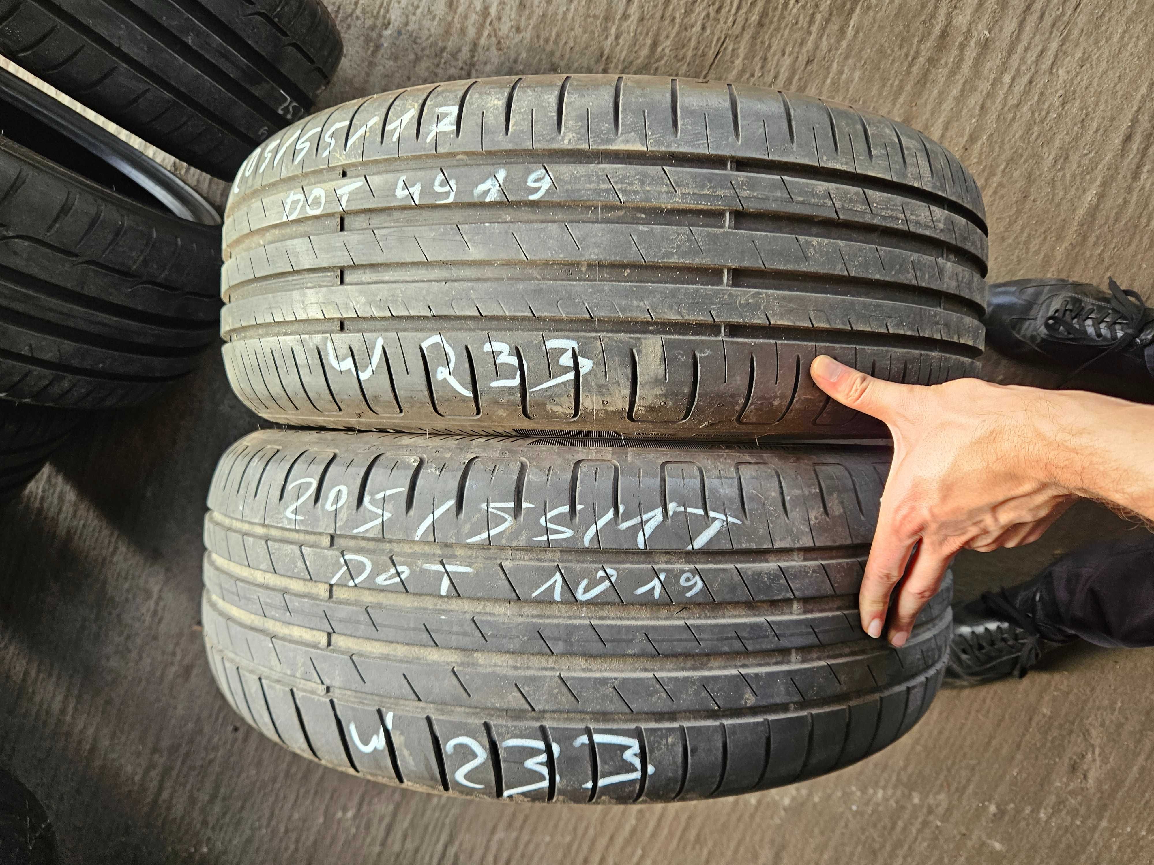 205/55/17 2019r 6 mm goodyear efficient grip 2 OPONY Z MONTAŻEM (w233]