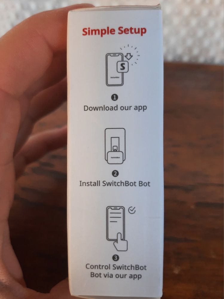 Сток Кнопка смарт штовхач SwitchBot для розумного перемикача.