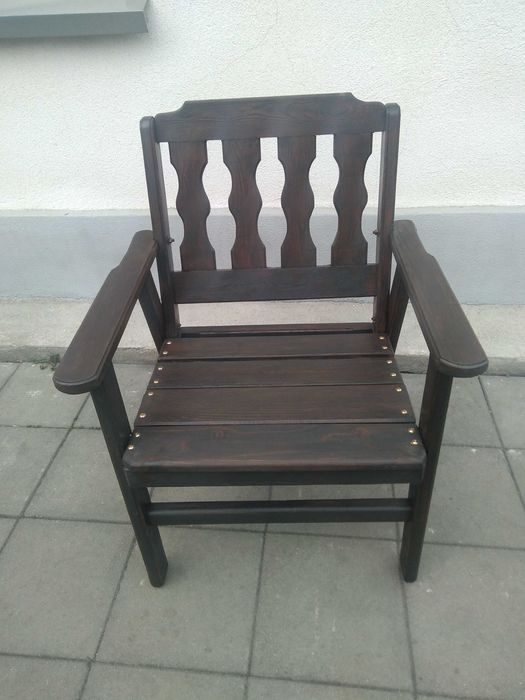 Krzesło, fotel nowy design drewno