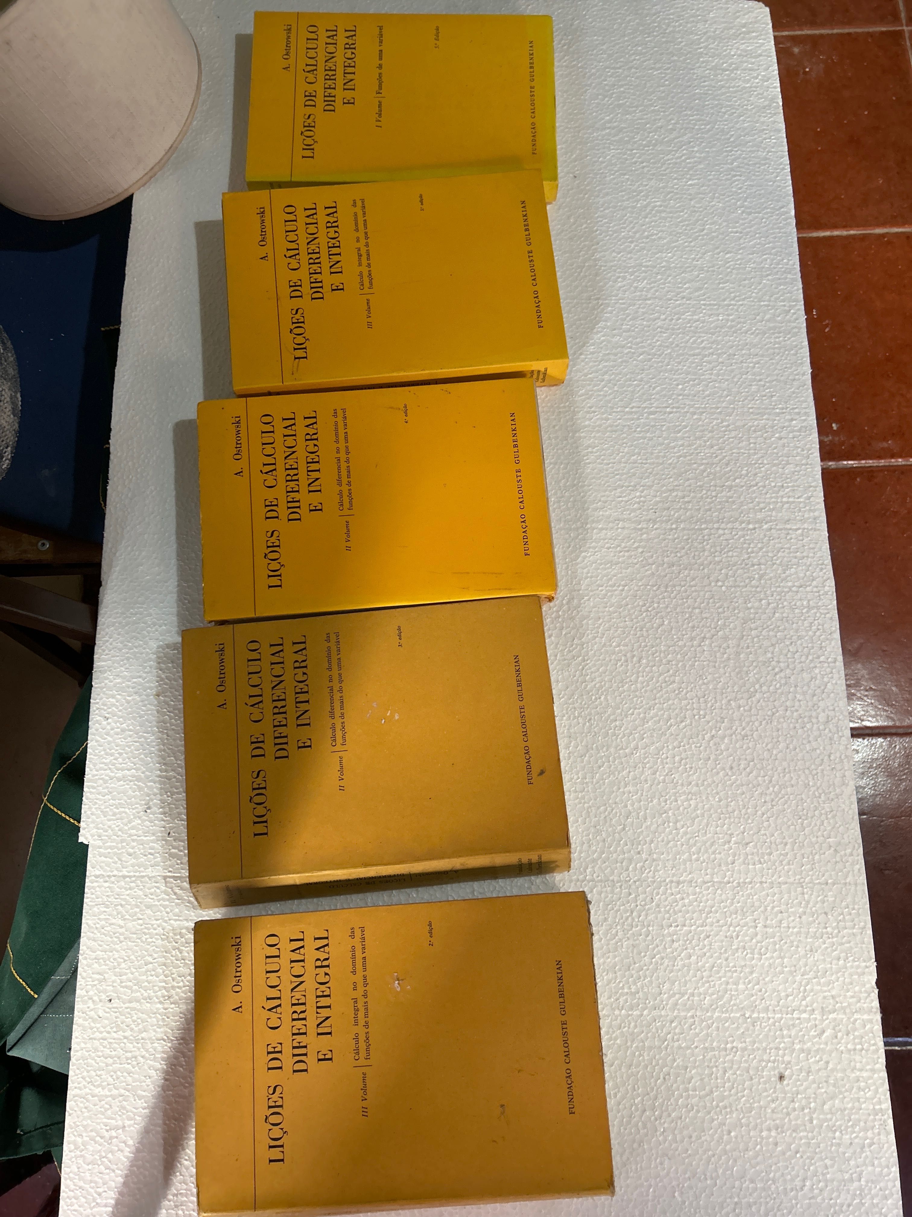 Lições de cálculo diferencial e integral * A. Ostrowski * 1981/1987
