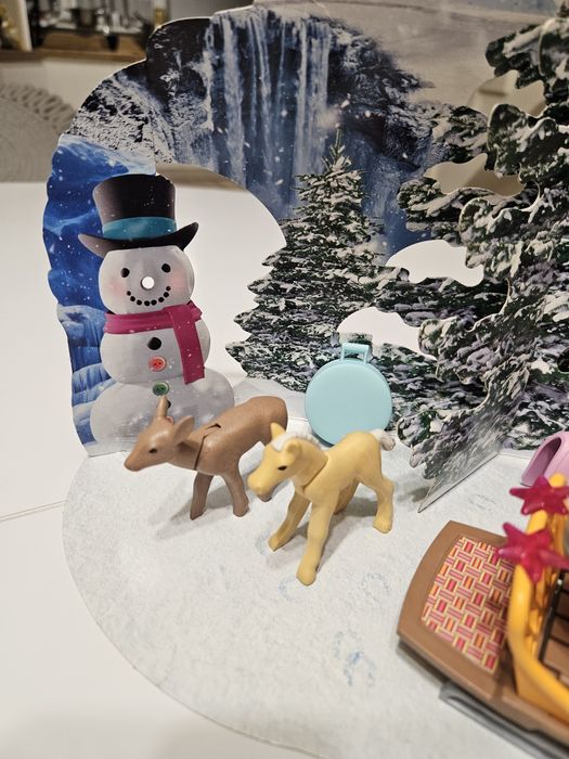 Playmobil zimowa kraina konie sanie jelonek