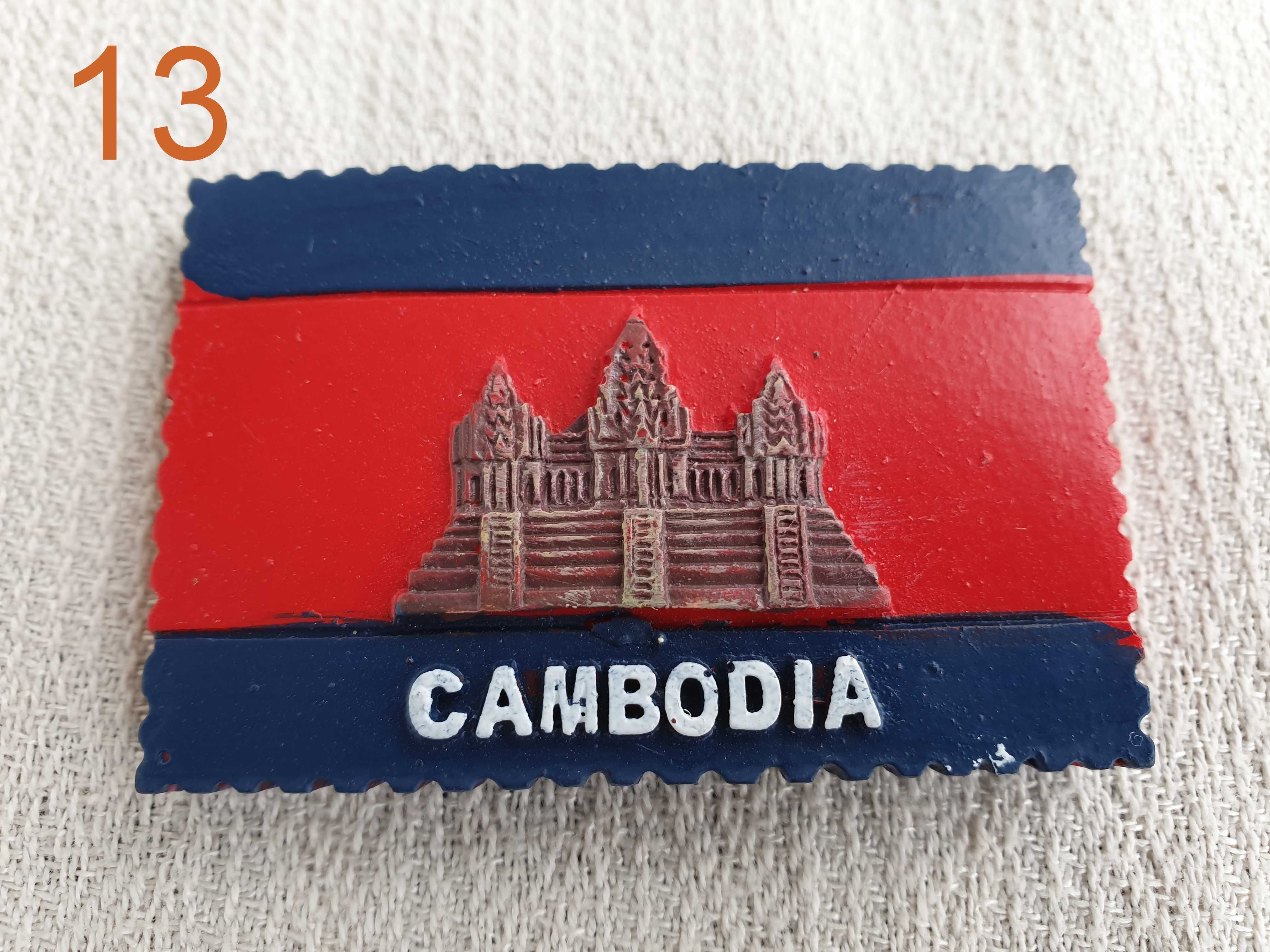 Kambodża, Cambodia - Magnes na lodówkę - wzór 13