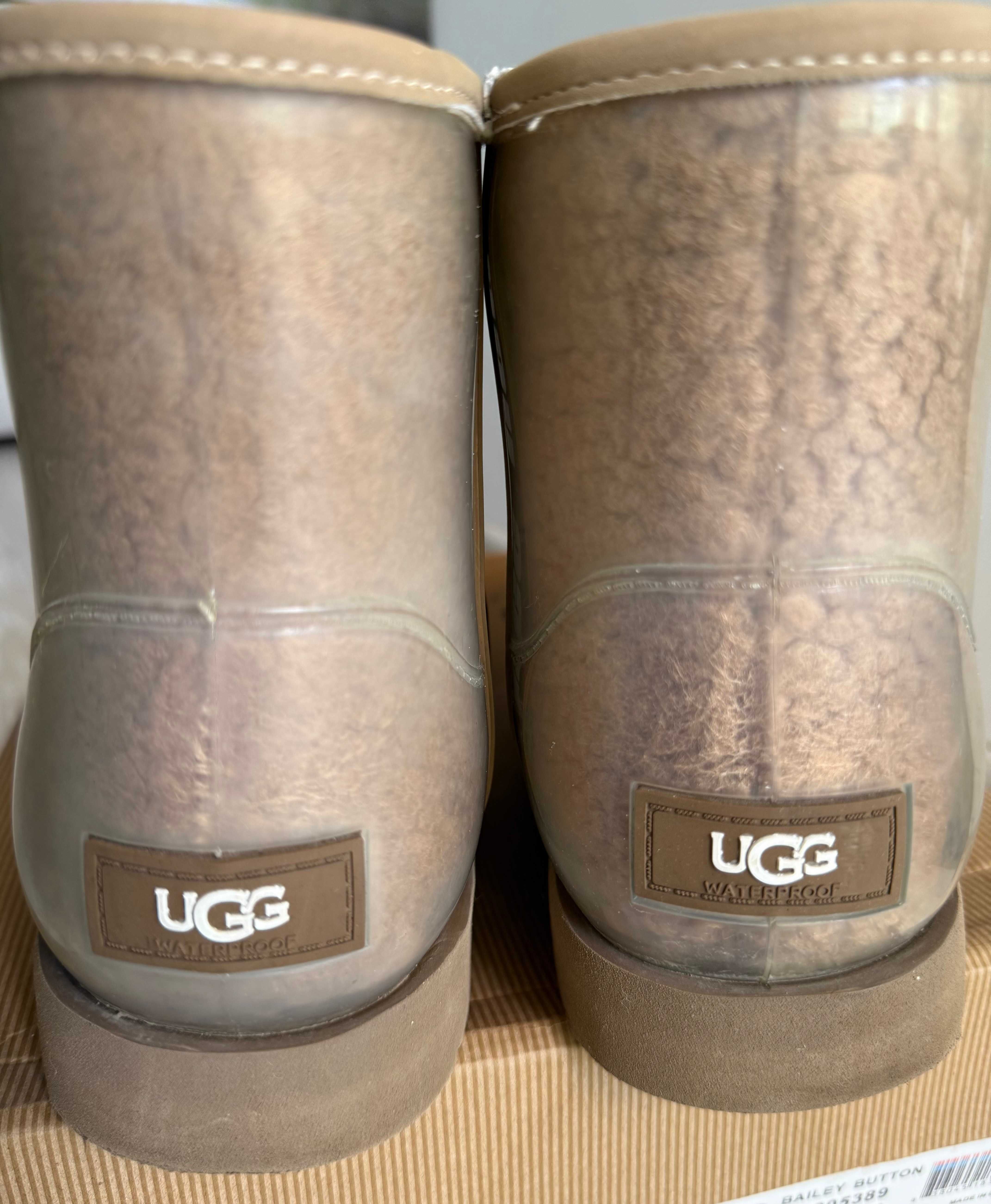 Угги Ugg classic clear mini brown