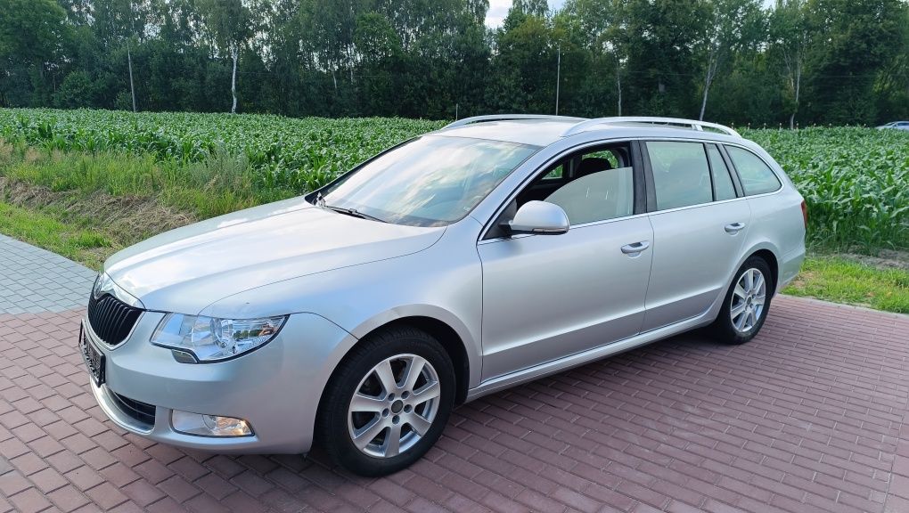 Skoda Superb 2 2.0 TDI cr, sreberko, klima, alumy, oryginał