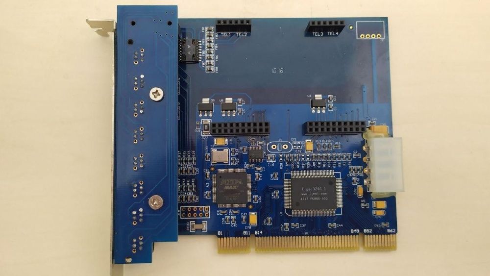 YEASTAR TDM400 интерфейсная плата, PCI, 4 порта RJ11
