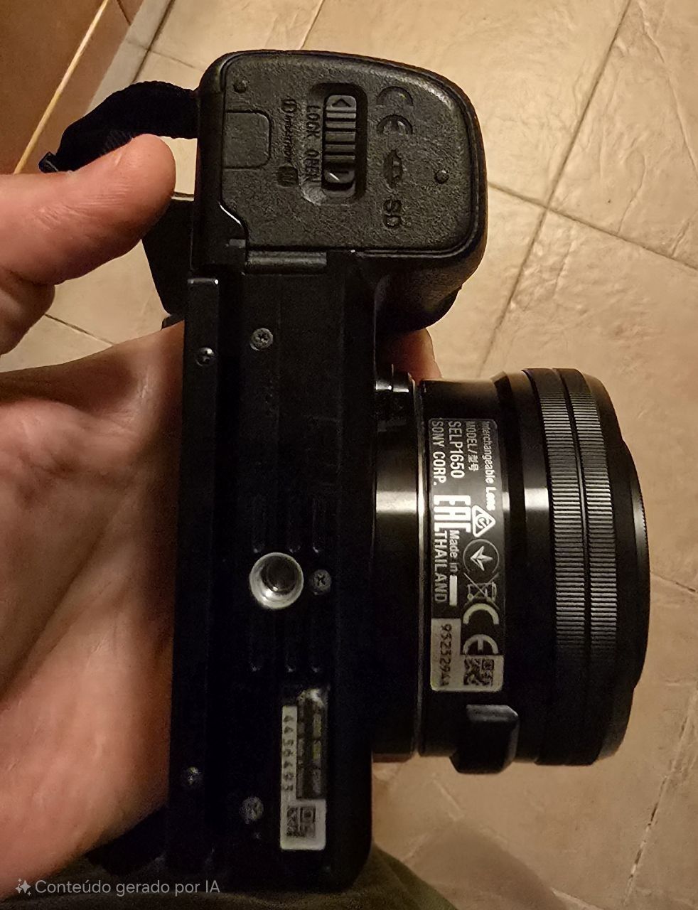 Sony alfa 6000 como novo